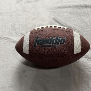 Franklin Junior Size Football Brown White Laced Youth Sports Ball 33114